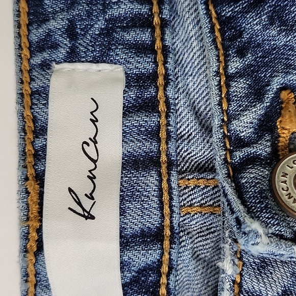 KanCan Distressed Straight Leg Jeans SZ 3 - Picture 5 of 15